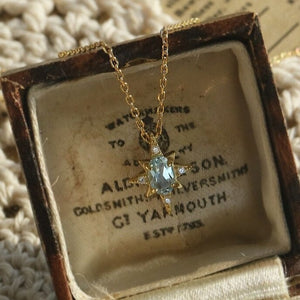 Ocean Blue Pendant Necklace