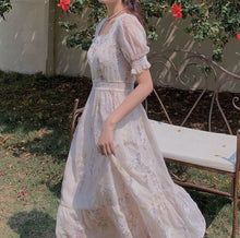 Load image into Gallery viewer, Brigitte's Floral Picnic Dress