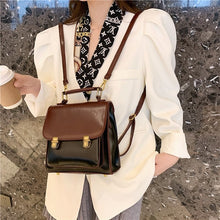 Load image into Gallery viewer, Retro Mini Leather Backpack

