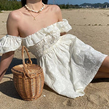 Load image into Gallery viewer, Daisy's Mini White Dress