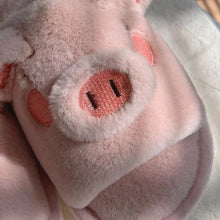 Load image into Gallery viewer, Piggy Plush Slippers