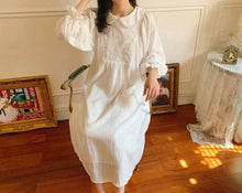 Load image into Gallery viewer, Elena&#39;s Cotton Vintage Nightdress
