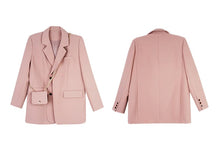 Load image into Gallery viewer, Pink Single Breasted Blazer