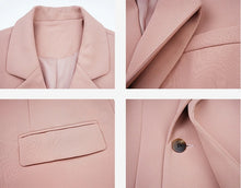 Load image into Gallery viewer, Pink Single Breasted Blazer