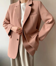 Load image into Gallery viewer, Pink Single Breasted Blazer