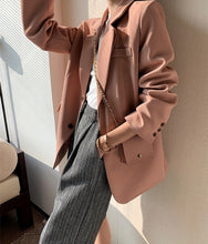 Load image into Gallery viewer, Pink Single Breasted Blazer