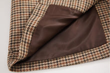 Load image into Gallery viewer, Plaid Blazer Jacket with Belt