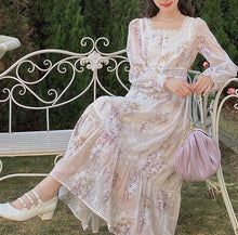 Load image into Gallery viewer, Brigitte's Floral Picnic Dress