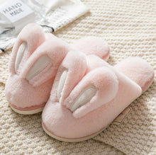 Load image into Gallery viewer, Bunny Plush Slippers