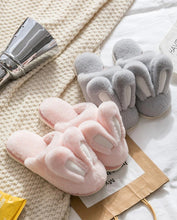 Load image into Gallery viewer, Bunny Plush Slippers