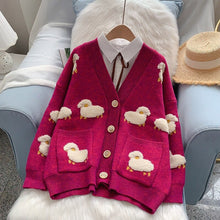 Load image into Gallery viewer, Cottage Counting Sheep Cardigan