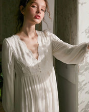 Load image into Gallery viewer, Maria's Long Sleeve Elegant Nightgown