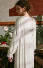 Load image into Gallery viewer, Maria's Long Sleeve Elegant Nightgown