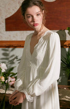Load image into Gallery viewer, Maria's Long Sleeve Elegant Nightgown