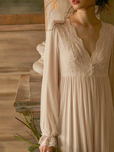Load image into Gallery viewer, Maria's Long Sleeve Elegant Nightgown
