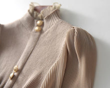 Load image into Gallery viewer, Elegant Chiffon Sleeved Sweater