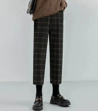 Load image into Gallery viewer, Dark Academia Plaid Trousers