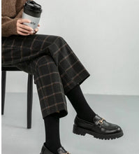 Load image into Gallery viewer, Dark Academia Plaid Trousers