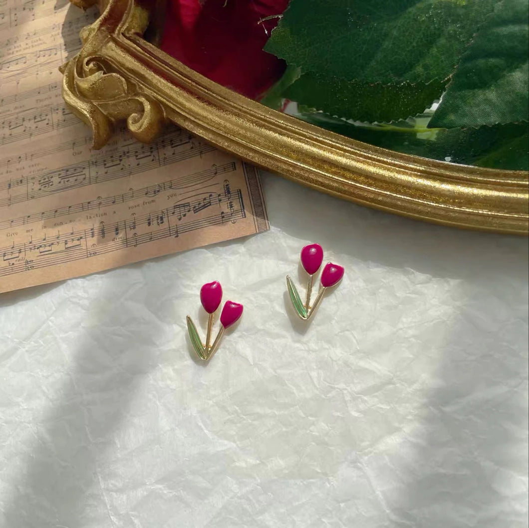 Cottagecore Tulip Earrings