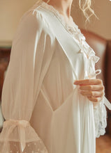 Load image into Gallery viewer, Lydia's Elegant Vintage Cotton Nightgown