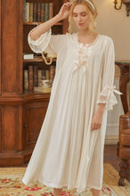 Load image into Gallery viewer, Lydia's Elegant Vintage Cotton Nightgown
