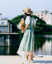 Load image into Gallery viewer, Cotton Apron Dress