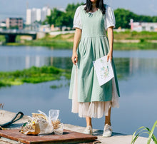 Load image into Gallery viewer, Cotton Apron Dress