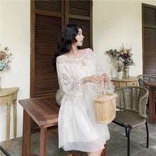 Load image into Gallery viewer, White Swan Mini Dress