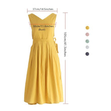 Load image into Gallery viewer, Cotton Apron Dress
