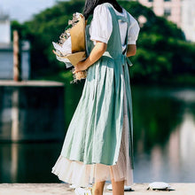 Load image into Gallery viewer, Cotton Apron Dress