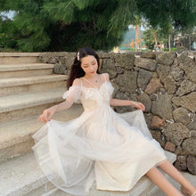 Load image into Gallery viewer, White Swan Mini Dress