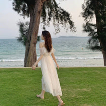 Load image into Gallery viewer, White Swan Mini Dress