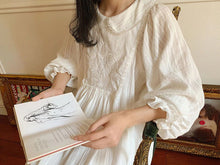 Load image into Gallery viewer, Elena's Cotton Vintage Nightdress