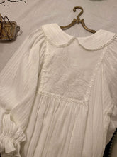 Load image into Gallery viewer, Elena's Cotton Vintage Nightdress