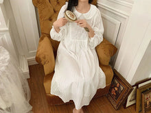 Load image into Gallery viewer, Elena's Cotton Vintage Nightdress