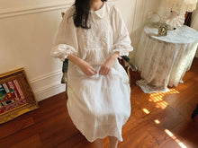 Load image into Gallery viewer, Elena's Cotton Vintage Nightdress