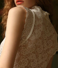 Load image into Gallery viewer, Emily's White Lace Bodysuit