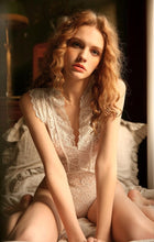 Load image into Gallery viewer, Emily's White Lace Bodysuit
