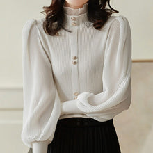 Load image into Gallery viewer, Elegant Chiffon Sleeved Sweater