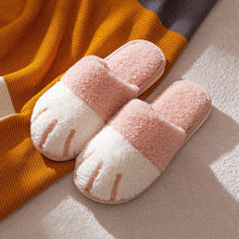 Load image into Gallery viewer, Meow Plush Slippers