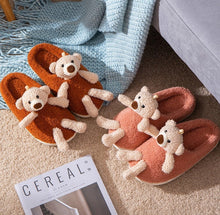 Load image into Gallery viewer, Teddy Plush Slippers