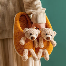 Load image into Gallery viewer, Teddy Plush Slippers