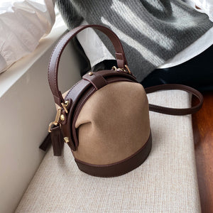 Matte Designer Mini Bucket Bag