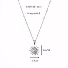 Load image into Gallery viewer, Golden Sun Pendant Necklace
