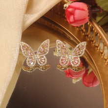 Load image into Gallery viewer, Glimmering Cottage Butterfly Earrings
