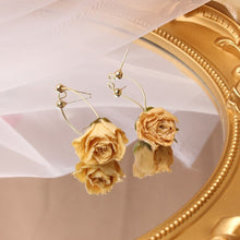 Load image into Gallery viewer, Delicate Spring Rose Earrings
