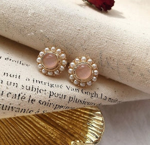 French Mini Pearl Earrings