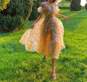 Penelope's Dreamy Flower Dress