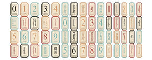 Vintage Ticket Label Sticker Collections