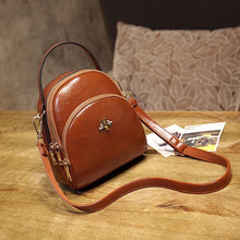 Load image into Gallery viewer, Honey Bee Designer Vintage Mini Backpack

